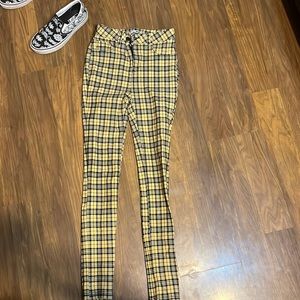plaid pants